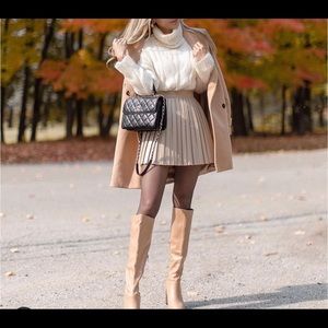 Leather pleated skirt ! Beautiful! Never used